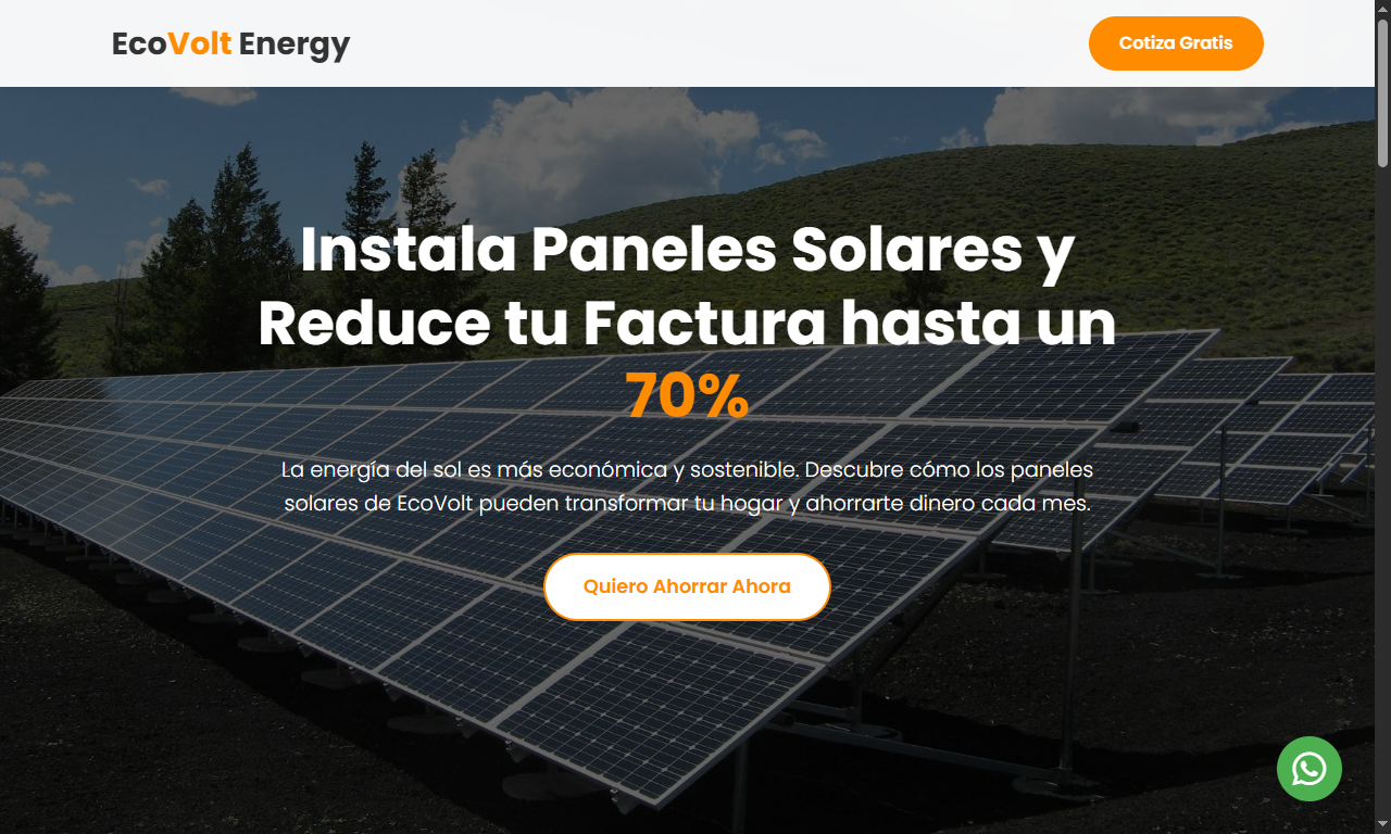 Landing Page EcoVolt